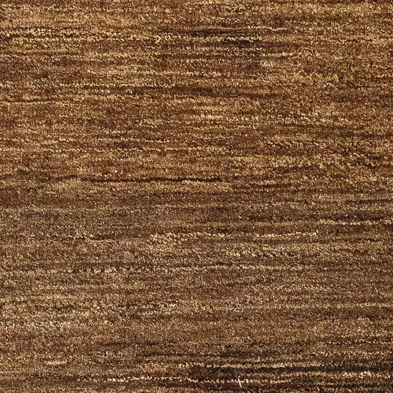 Tapis Gabbeh - Indus - 92 x 66 cm - marron foncé