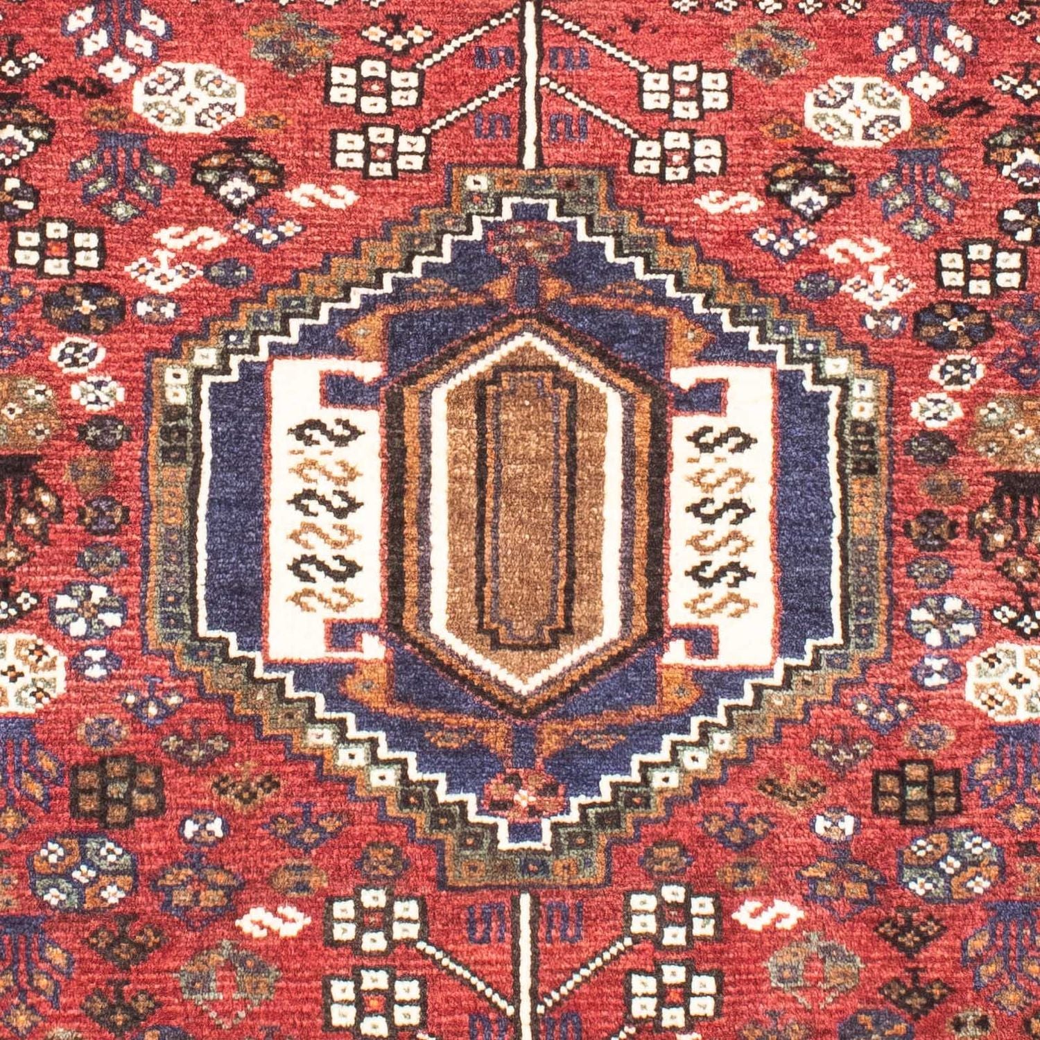 Tapis persan - Nomadic - 154 x 104 cm - rouge