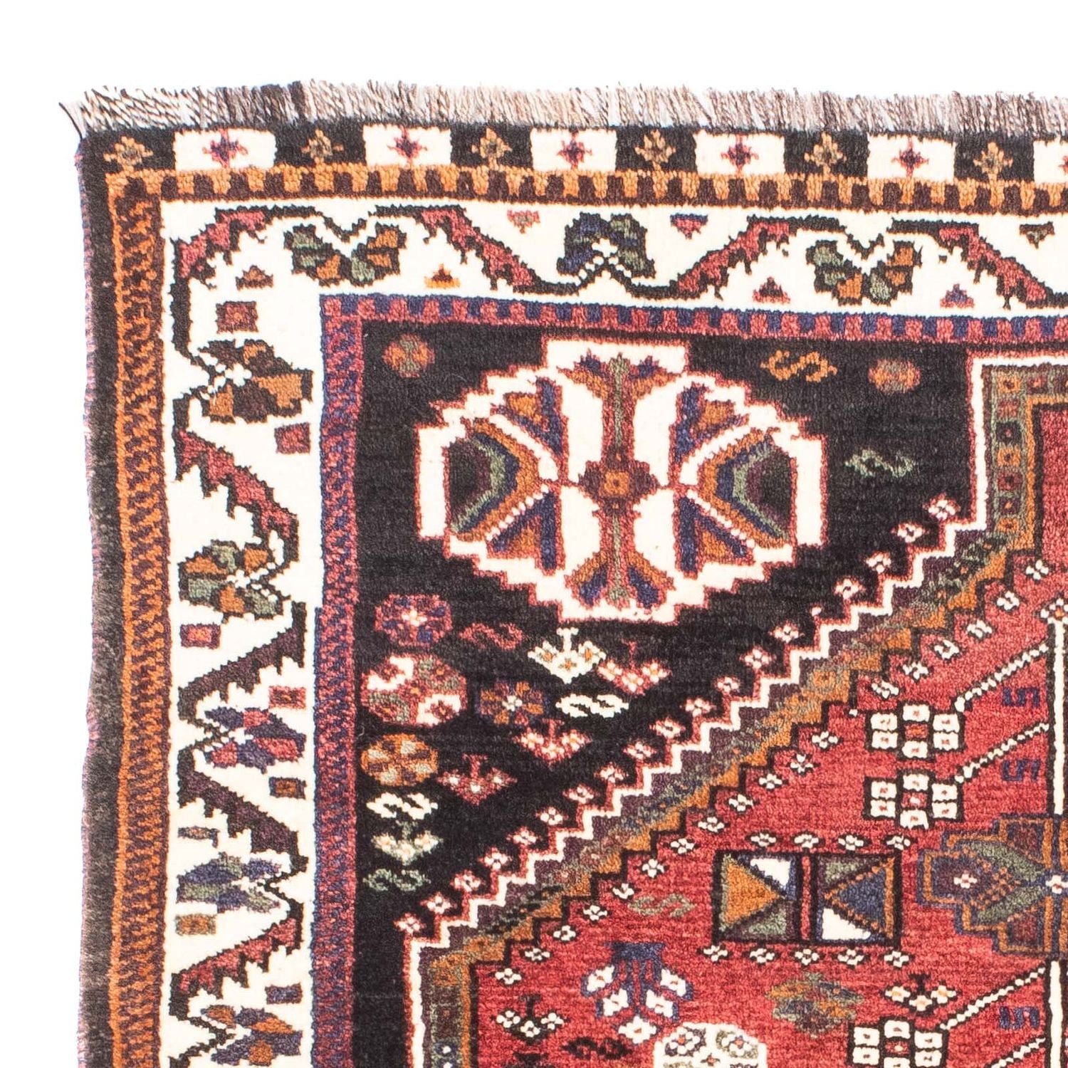 Tapis persan - Nomadic - 154 x 104 cm - rouge