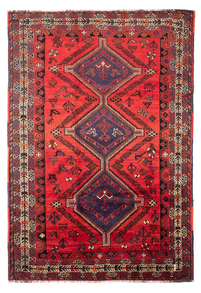 Tapis persan - Nomadic - 287 x 200 cm - rouge