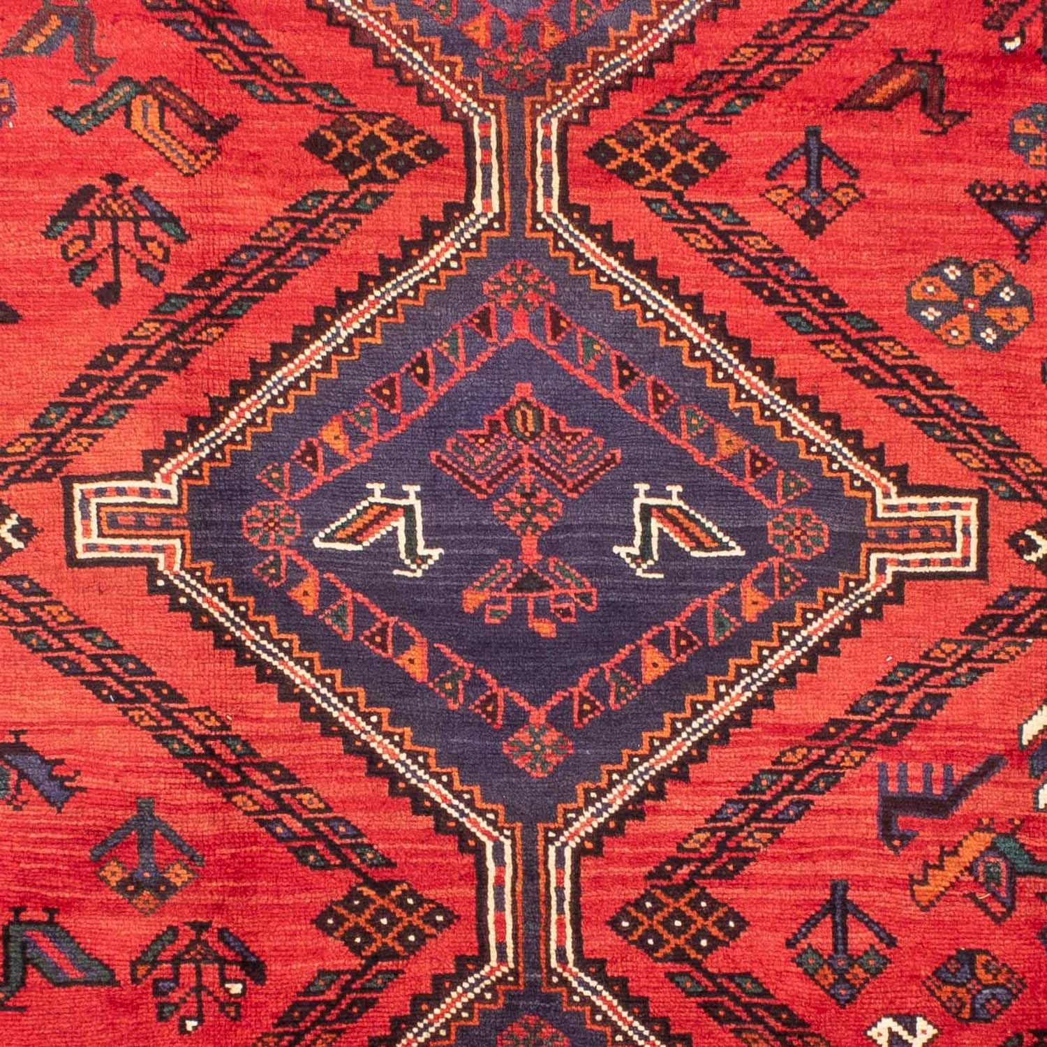 Tapis persan - Nomadic - 287 x 200 cm - rouge