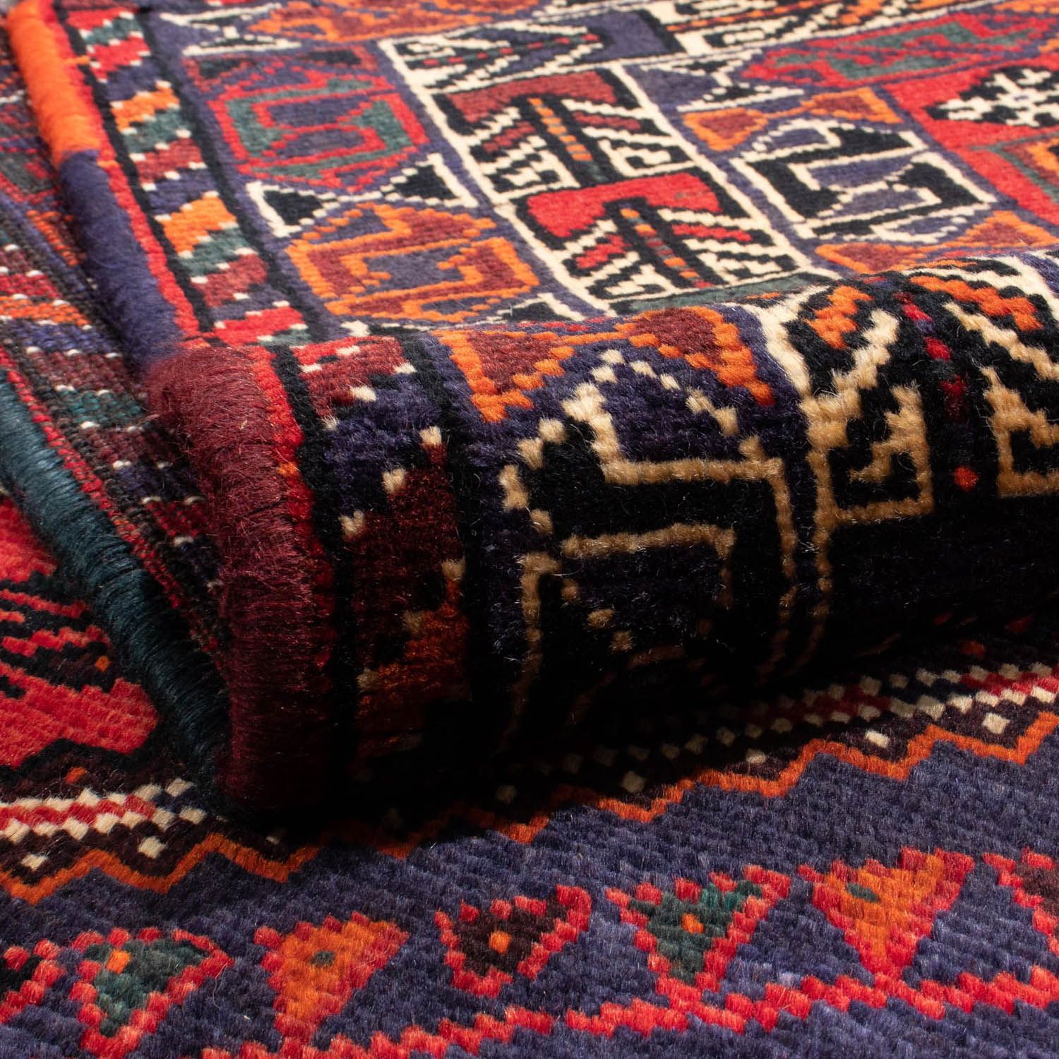 Tapis persan - Nomadic - 287 x 200 cm - rouge