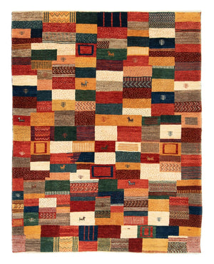 Tapis persan - Nomadic - 194 x 150 cm - multicolore