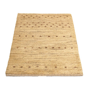 Tapis Gabbeh - Indus - 101 x 62 cm - marron clair