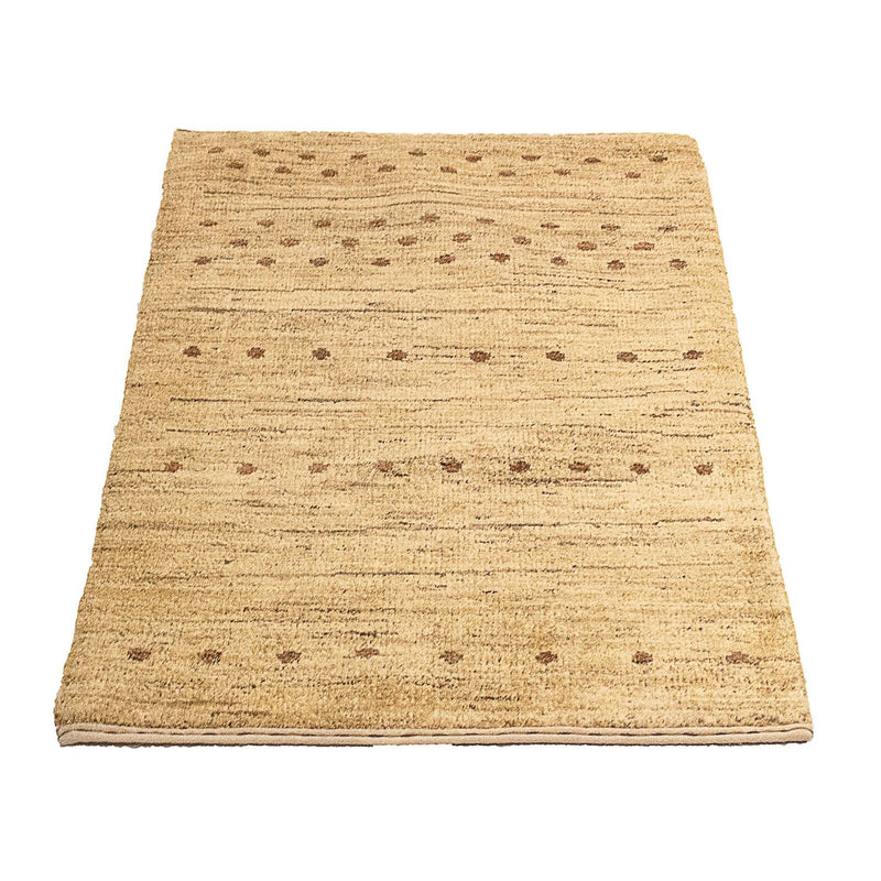 Tapis Gabbeh - Indus - 101 x 62 cm - marron clair