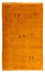 Tapis Gabbeh - Persan - 132 x 86 cm - or