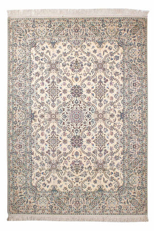Tapis persan - Nain - Premium - 218 x 154 cm - beige