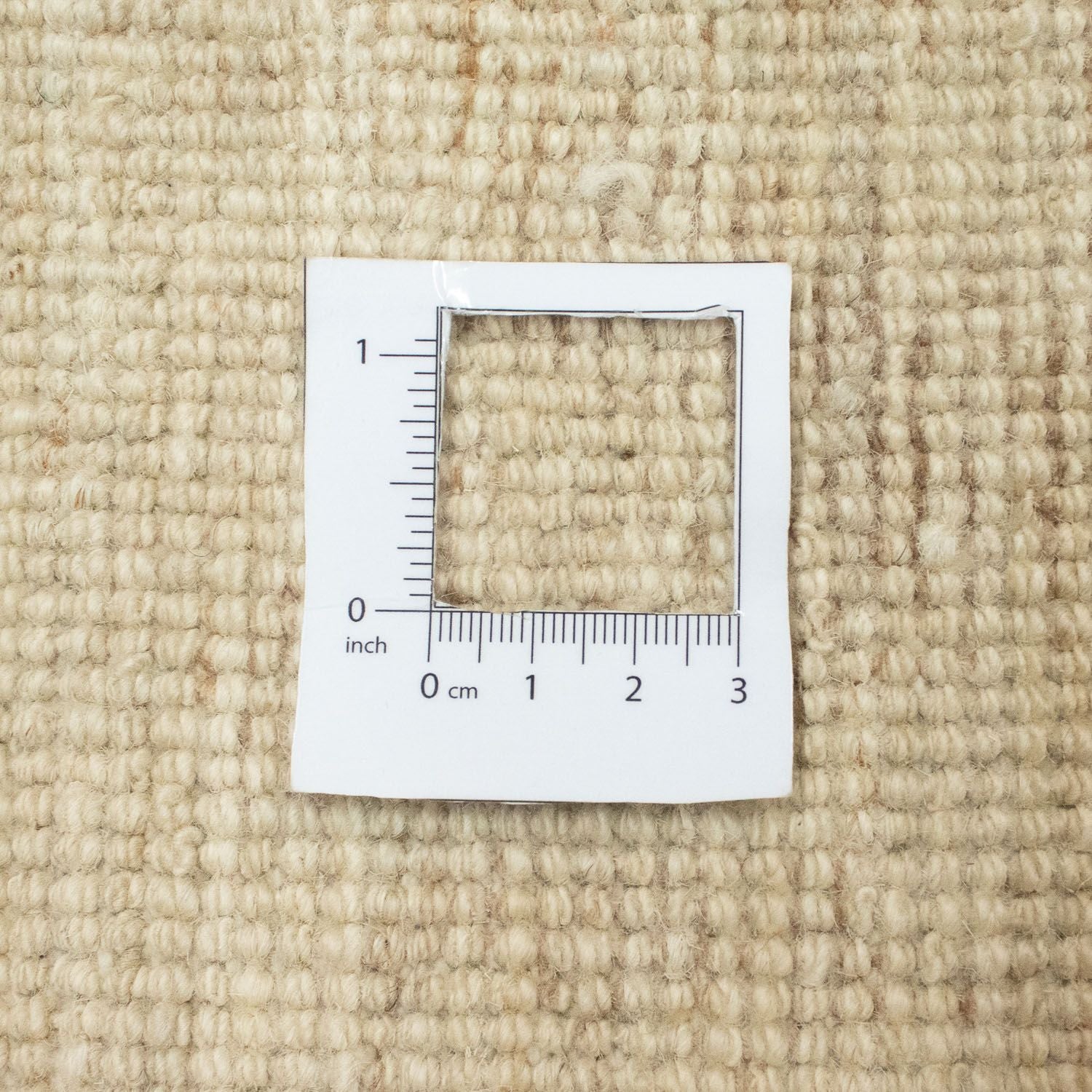 Tapis Gabbeh - Indus carré  - 162 x 142 cm - beige