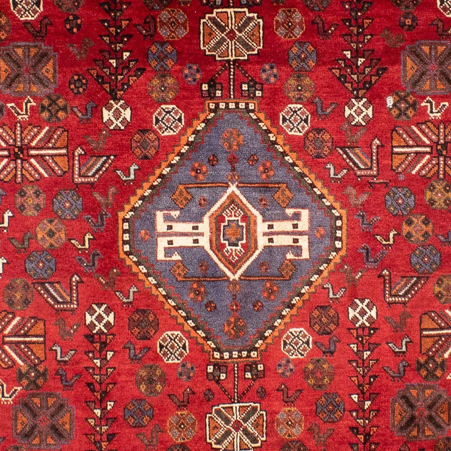 Tapis persan - Nomadic - 312 x 216 cm - rouge foncé