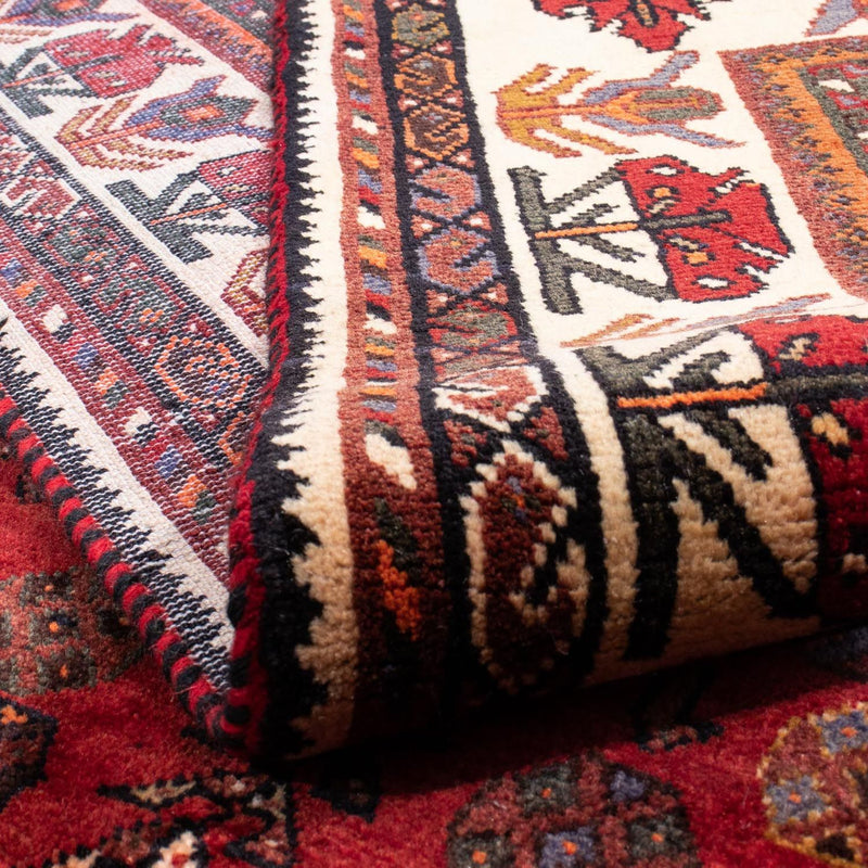 Tapis persan - Nomadic - 312 x 216 cm - rouge foncé