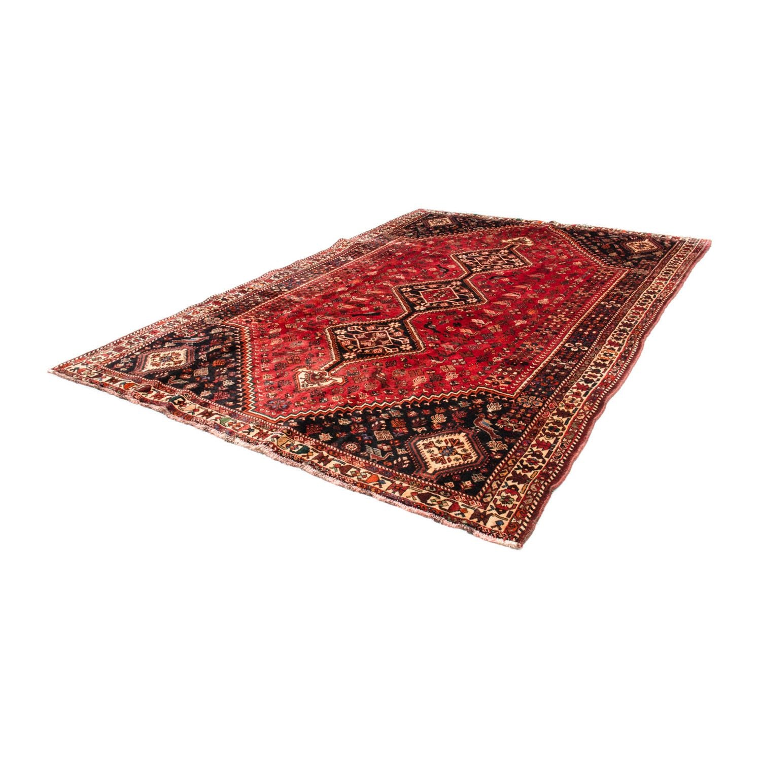 Tapis persan - Nomadic - 330 x 228 cm - rouge