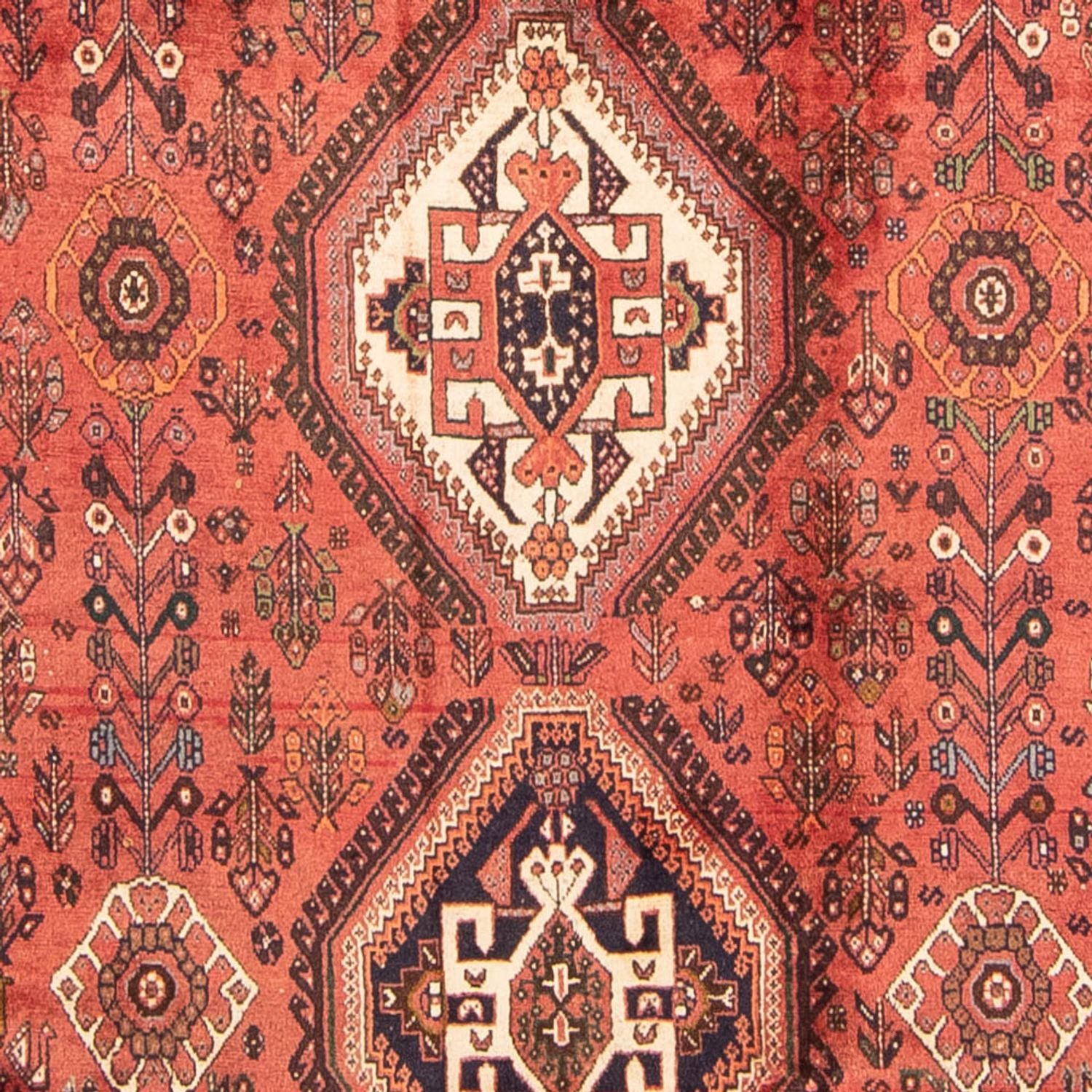 Tapis persan - Nomadic - 330 x 221 cm - rouge clair