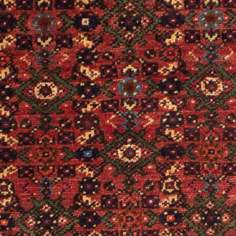 Tapis de couloir Tapis persan - Nomadic - 195 x 73 cm - rouge foncé