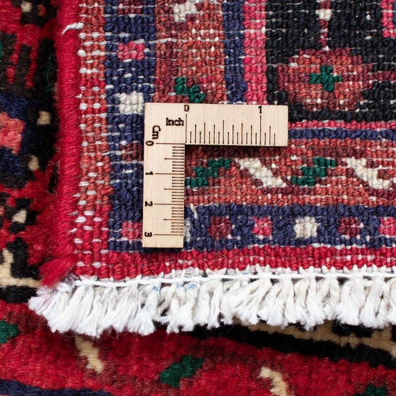 Tapis de couloir Tapis persan - Nomadic - 200 x 80 cm - rouge foncé