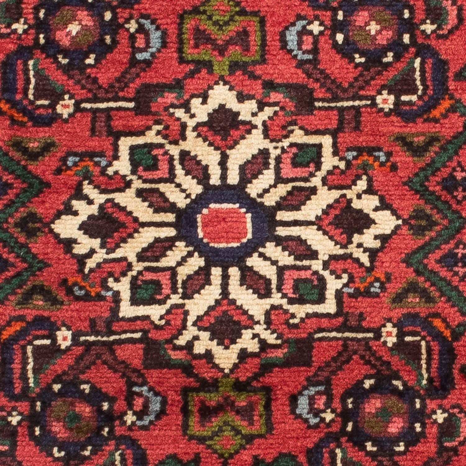 Tapis de couloir Tapis persan - Nomadic - 192 x 73 cm - rouge foncé