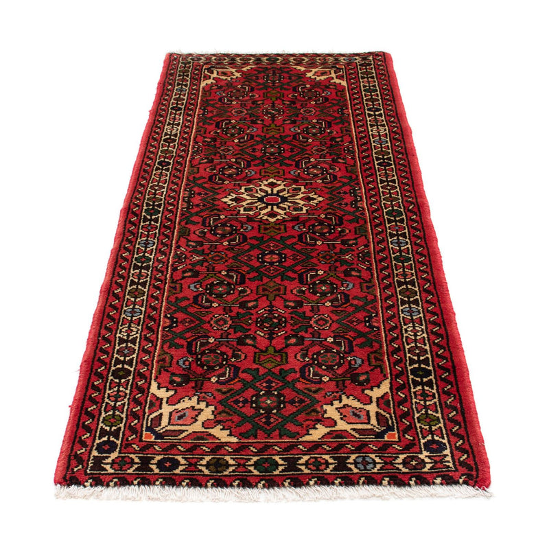 Tapis de couloir Tapis persan - Nomadic - 192 x 73 cm - rouge foncé