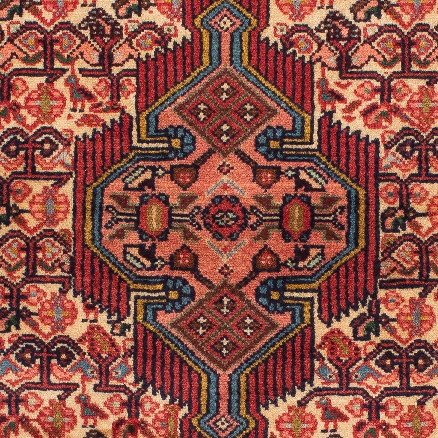Tapis de couloir Tapis persan - Nomadic - 200 x 80 cm - rouge foncé