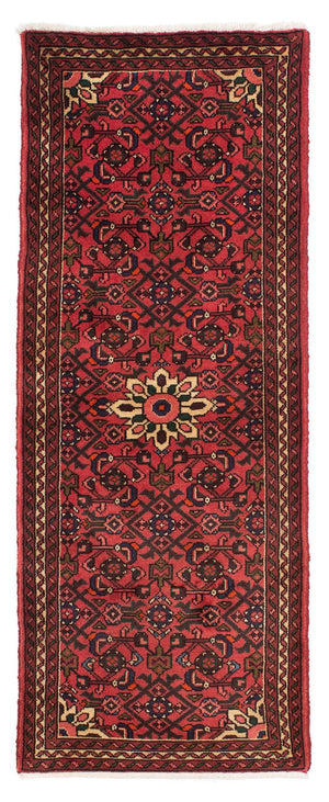 Tapis de couloir Tapis persan - Nomadic - 200 x 72 cm - rouge foncé
