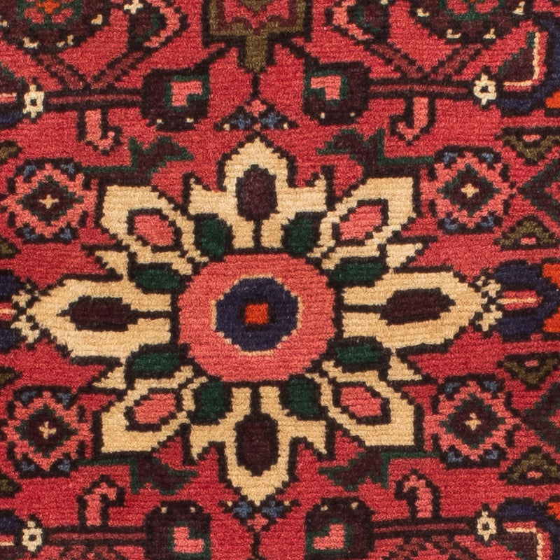 Tapis de couloir Tapis persan - Nomadic - 200 x 72 cm - rouge foncé