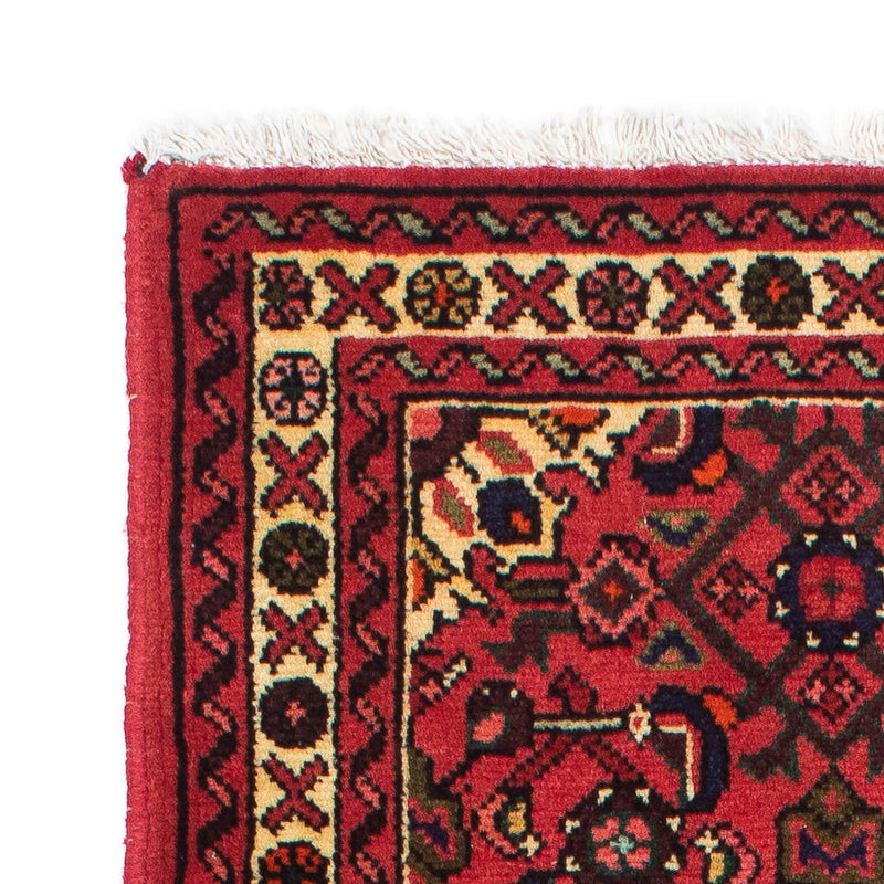 Tapis de couloir Tapis persan - Nomadic - 203 x 68 cm - rouge foncé