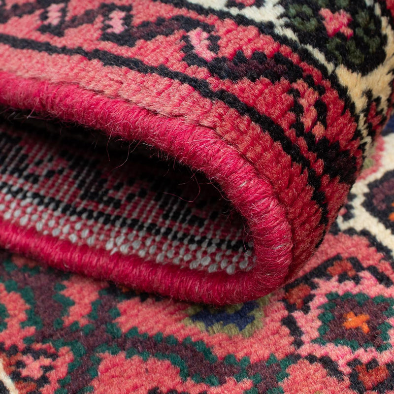 Tapis de couloir Tapis persan - Nomadic - 203 x 68 cm - rouge foncé