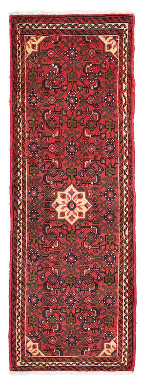 Tapis de couloir Tapis persan - Nomadic - 202 x 75 cm - rouge foncé