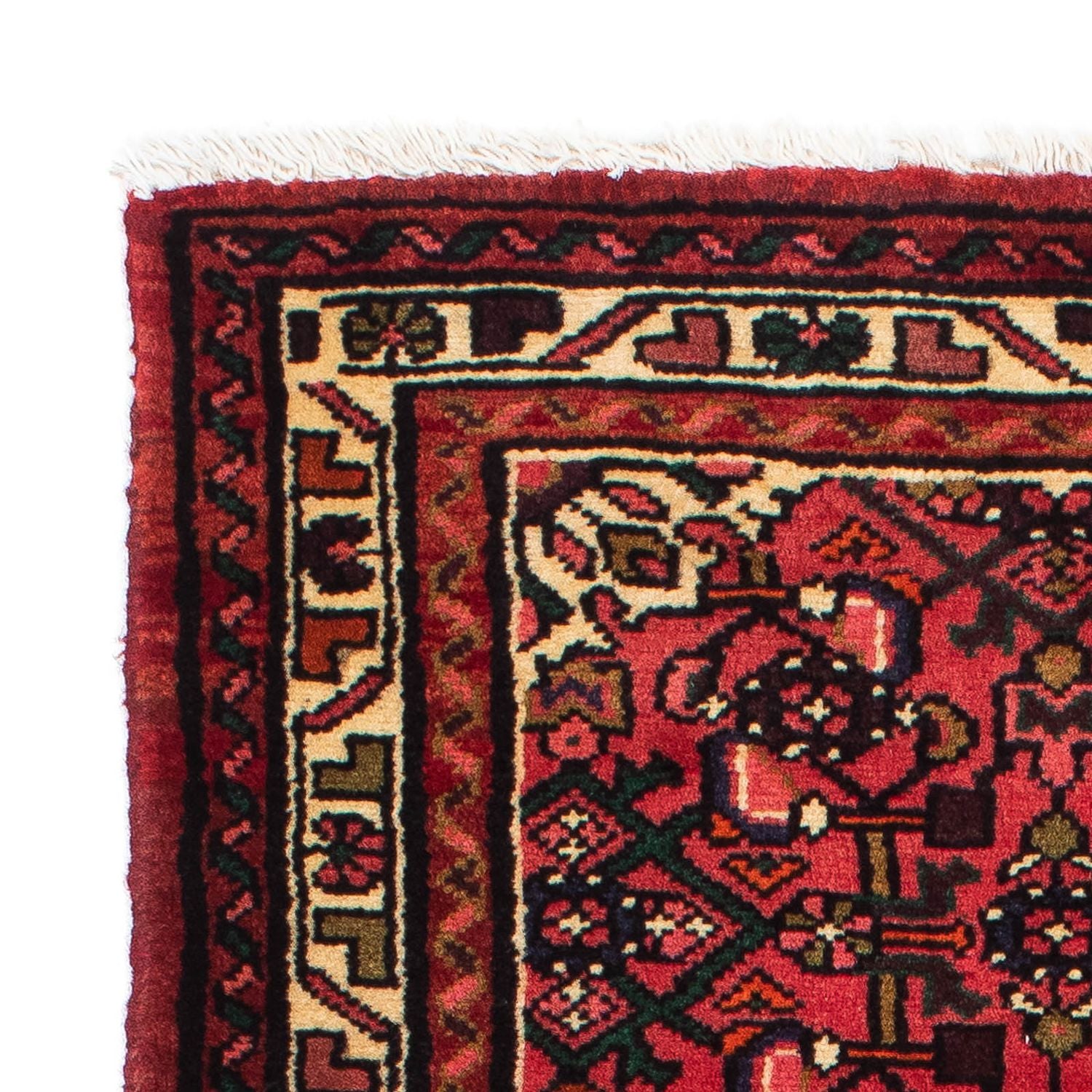 Tapis de couloir Tapis persan - Nomadic - 190 x 75 cm - rouge foncé