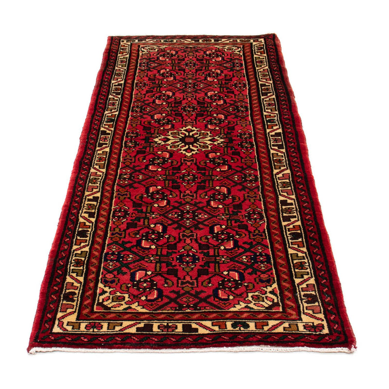 Tapis de couloir Tapis persan - Nomadic - 190 x 75 cm - rouge foncé