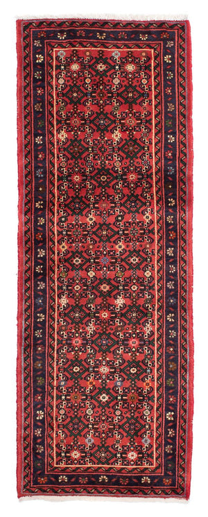 Tapis de couloir Tapis persan - Nomadic - 204 x 72 cm - rouge foncé