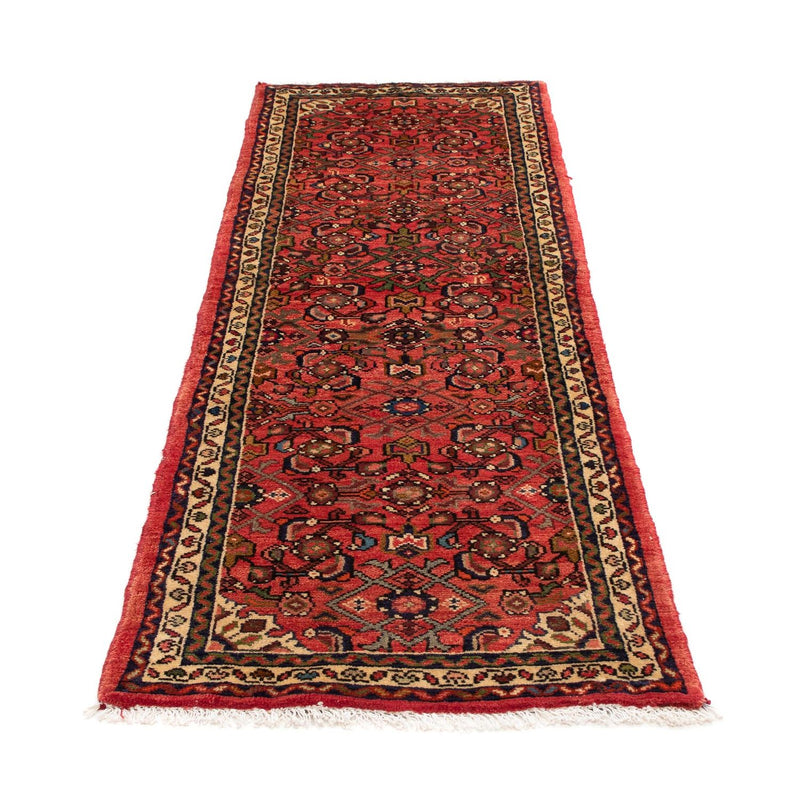 Tapis de couloir Tapis persan - Nomadic - 202 x 72 cm - rouge foncé