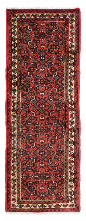 Tapis de couloir Tapis persan - Nomadic - 200 x 70 cm - rouge foncé