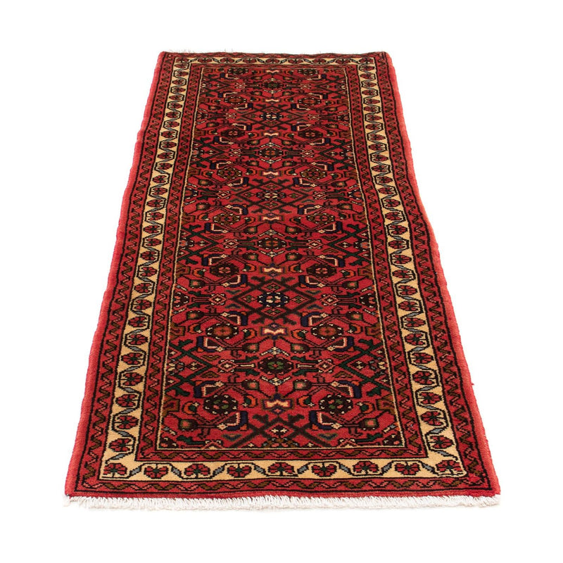 Tapis de couloir Tapis persan - Nomadic - 200 x 70 cm - rouge foncé