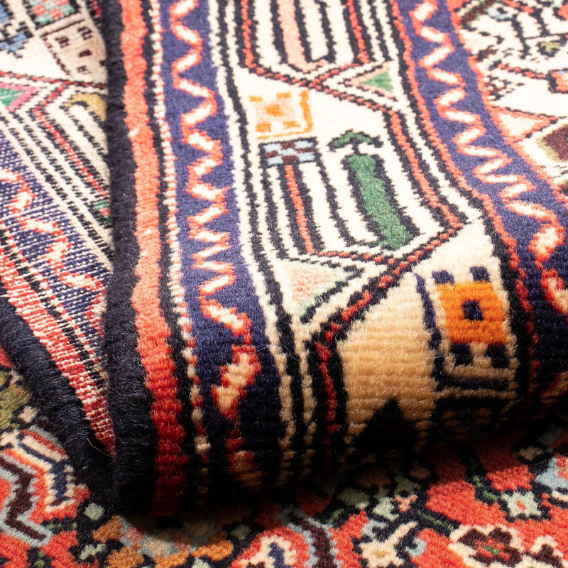 Tapis persan - Nomadic - 160 x 103 cm - rouge
