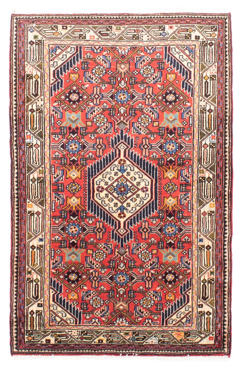 Tapis persan - Nomadic - 148 x 100 cm - rouge