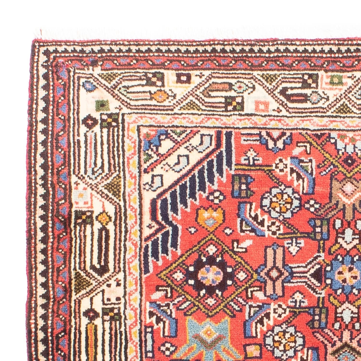 Tapis persan - Nomadic - 148 x 100 cm - rouge