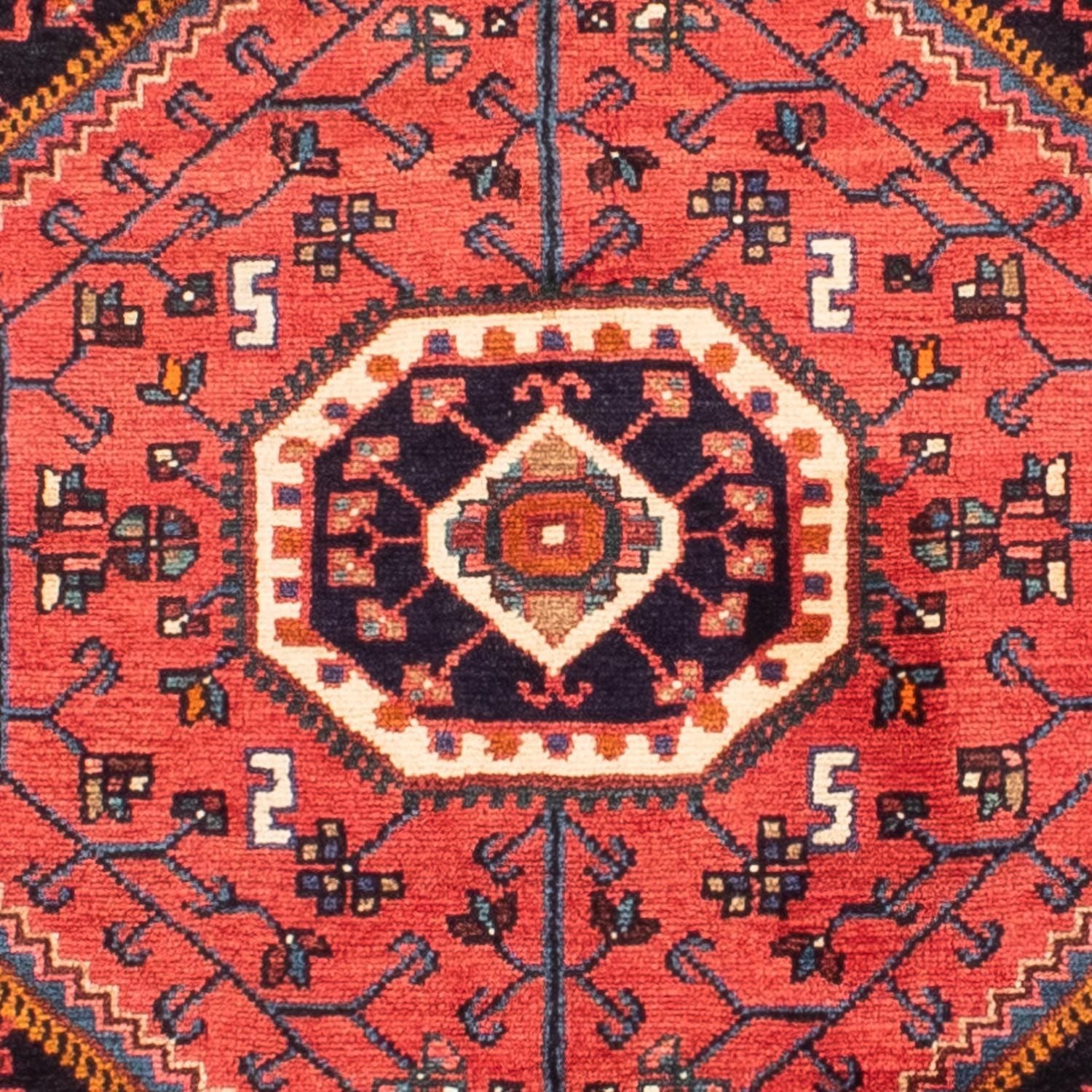 Tapis persan - Nomadic - 220 x 142 cm - rouge