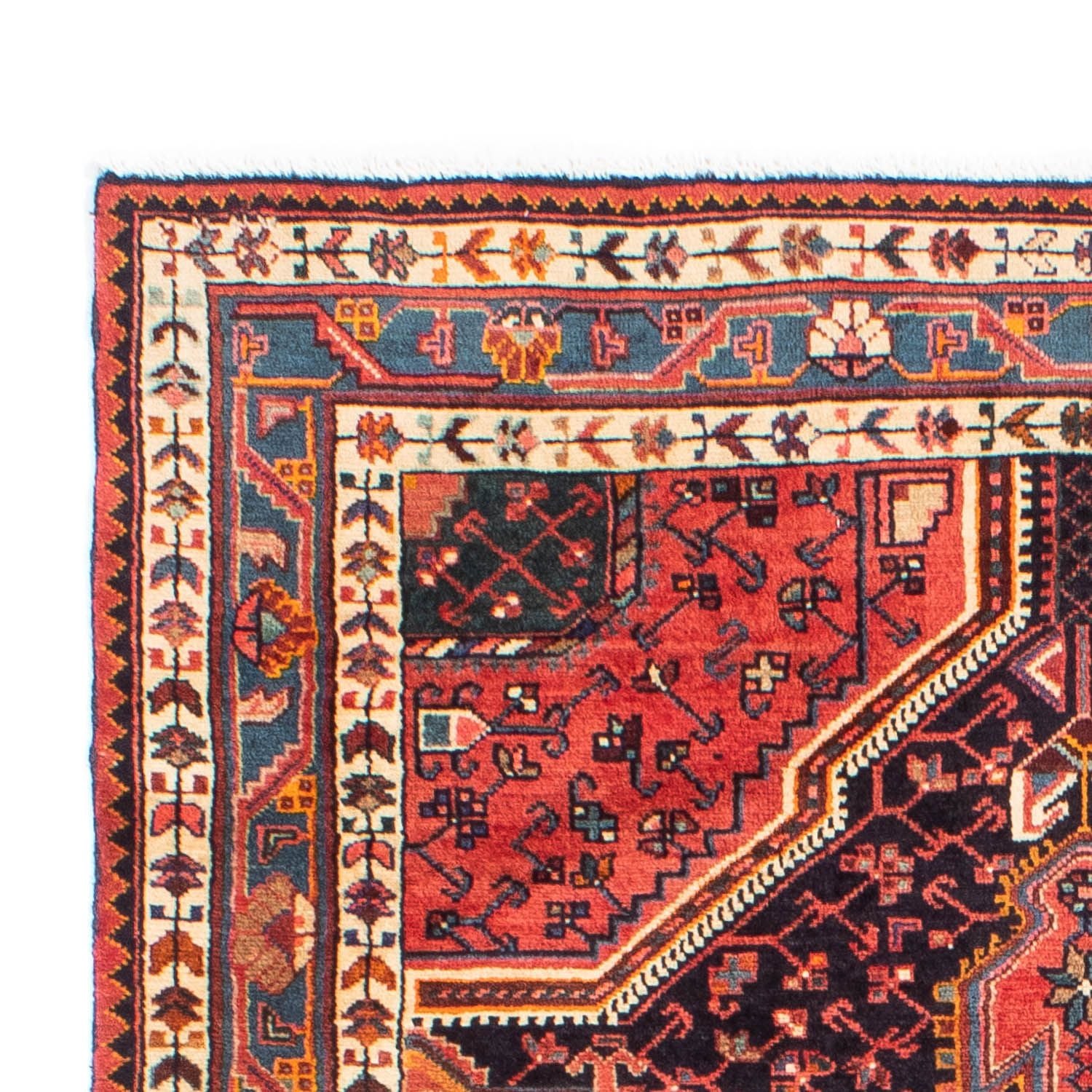 Tapis persan - Nomadic - 220 x 142 cm - rouge