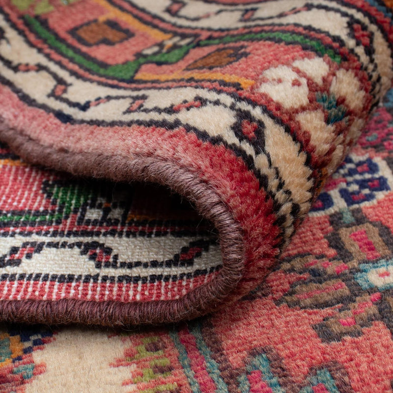 Tapis persan - Nomadic - 130 x 92 cm - rouge clair