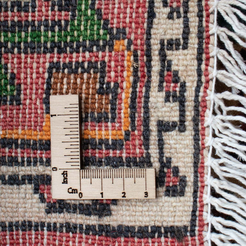 Tapis persan - Nomadic - 130 x 92 cm - rouge clair