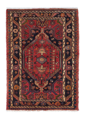 Tapis persan - Nomadic - 120 x 85 cm - rouge foncé