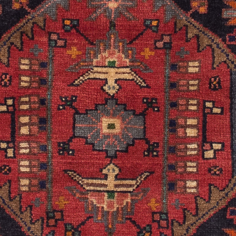 Tapis persan - Nomadic - 120 x 85 cm - rouge foncé