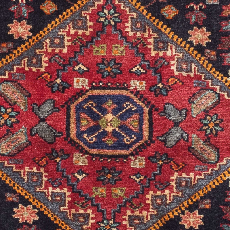 Tapis persan - Nomadic - 134 x 88 cm - bleu foncé