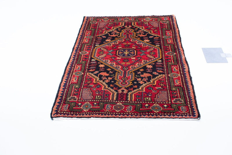 Tapis persan - Nomadic - 134 x 88 cm - bleu foncé
