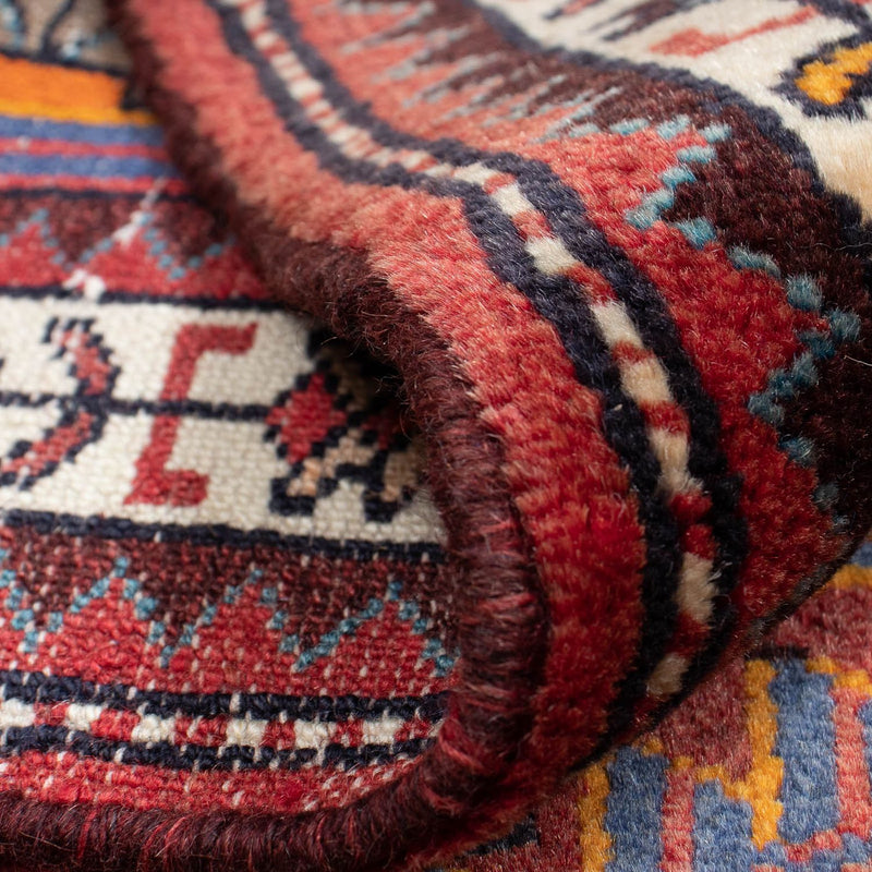 Tapis persan - Nomadic - 118 x 81 cm - rouge foncé