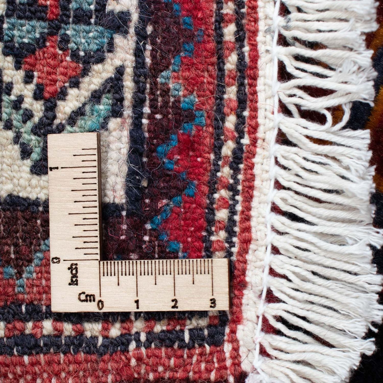 Tapis persan - Nomadic - 118 x 81 cm - rouge foncé