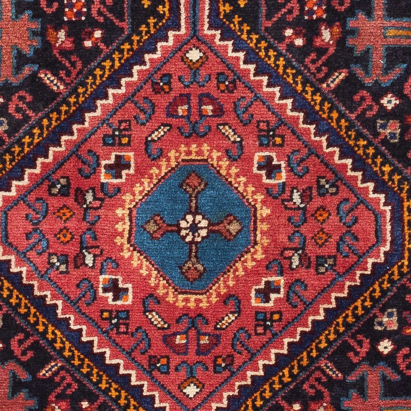 Tapis persan - Nomadic - 128 x 82 cm - bleu foncé