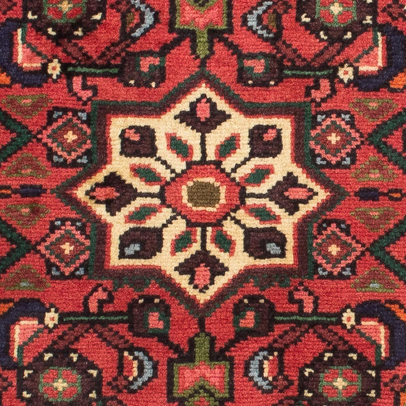 Tapis de couloir Tapis persan - Nomadic - 195 x 68 cm - rouge foncé