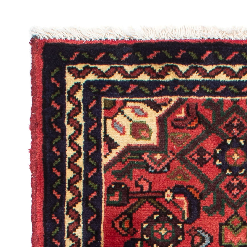 Tapis de couloir Tapis persan - Nomadic - 195 x 68 cm - rouge foncé