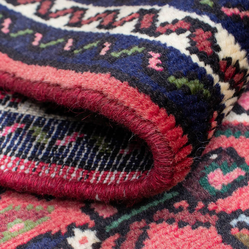 Tapis de couloir Tapis persan - Nomadic - 195 x 68 cm - rouge foncé