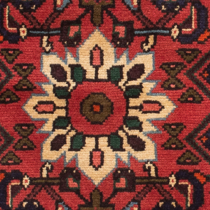Tapis de couloir Tapis persan - Nomadic - 195 x 72 cm - rouge foncé
